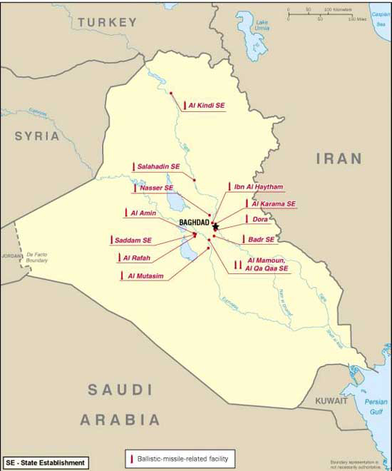 Iraq Ballistic Missile Related Facilities (2002)